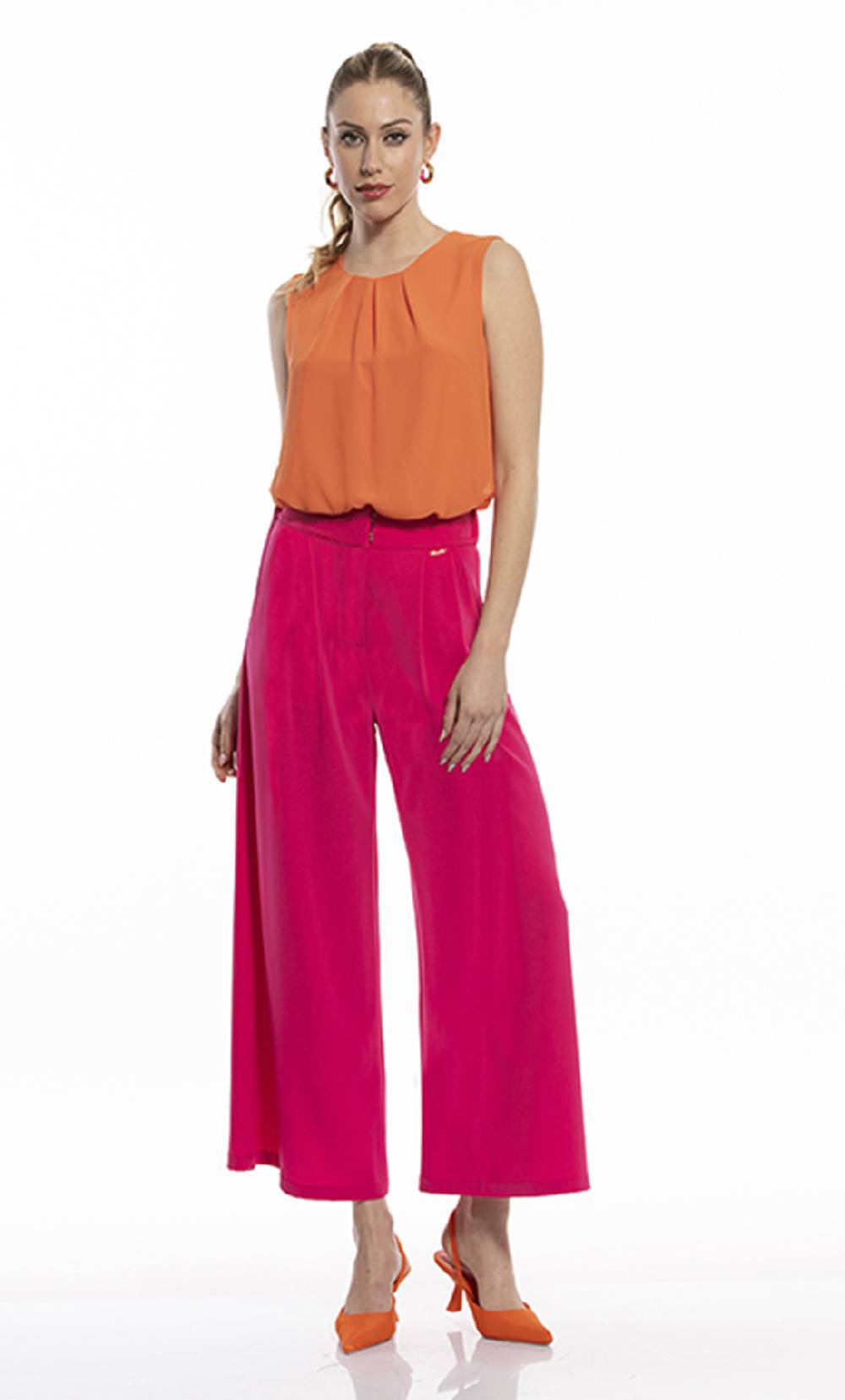 Koralline PANTALONI FLUIDI CROP Offerta