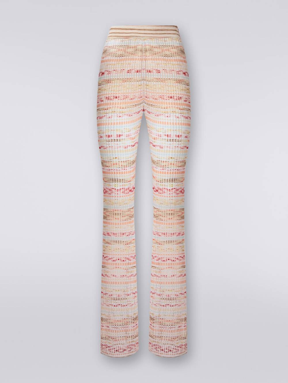Missoni Pantaloni a costine in maglia di viscosa fiammata Italy