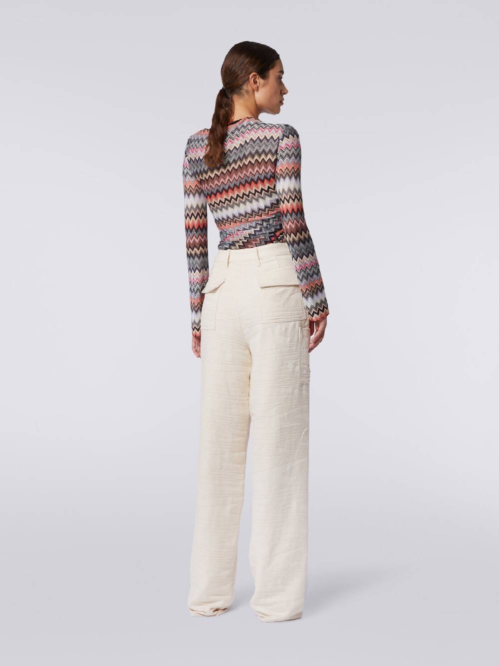 Missoni Cargo pants in cotone fiammato Qualità Garantita